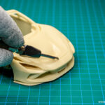 Globljenje gibljivih rež z nožem širine 0,2 mm