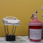 ... v primerju in pred nanosom barve...